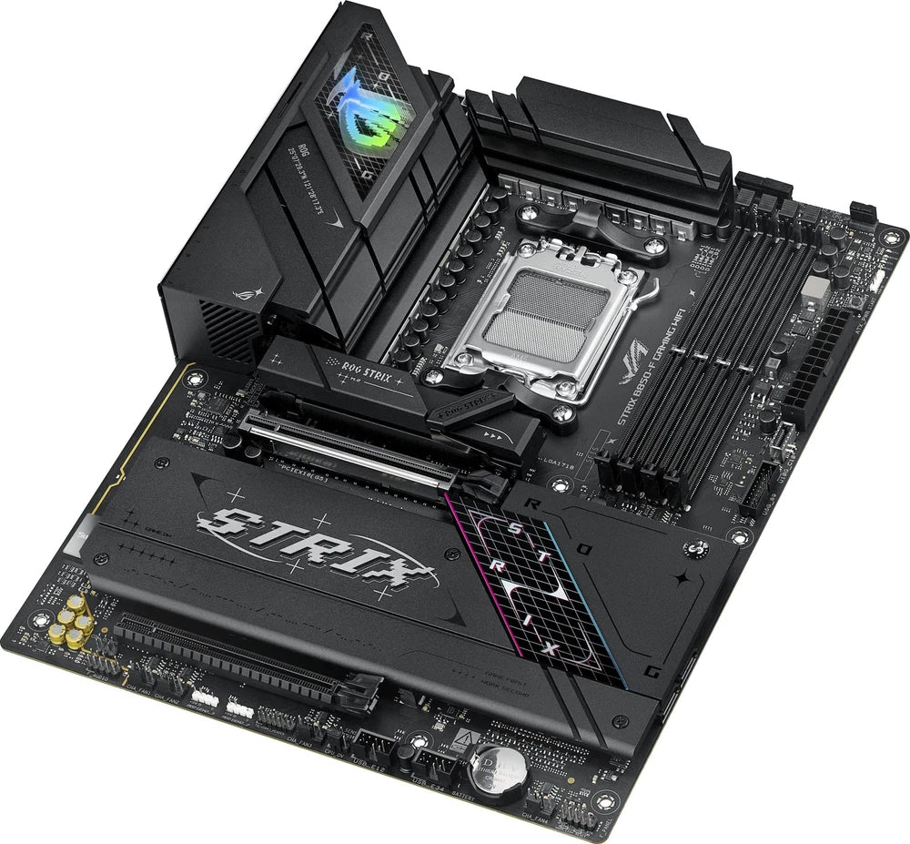 ASUS - ROG Strix B850-F GAMING WIFI (Socket AM5) AMD B850 ATX DDR5 Wi-Fi 7 Motherboard - Black