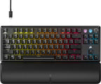 CORSAIR - K70 PRO TKL Wired Hall Effect Programmable Gaming Keyboard with Rapid Trigger - Black