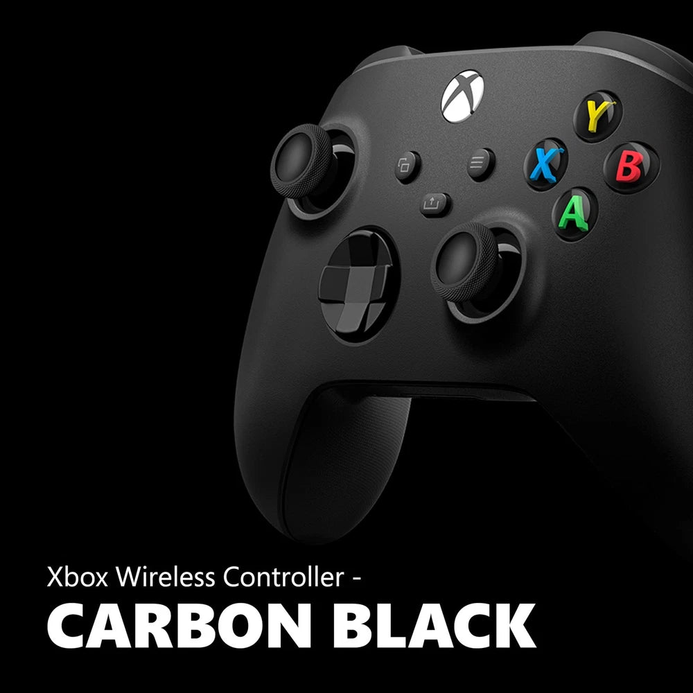 Microsoft - Xbox Wireless Controller for Xbox Series X, Xbox Series S, Xbox One, PCs, and Cloud-Enabled Devices - Carbon Black