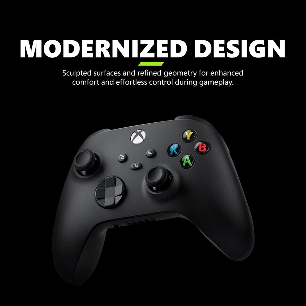 Microsoft - Xbox Wireless Controller for Xbox Series X, Xbox Series S, Xbox One, PCs, and Cloud-Enabled Devices - Carbon Black