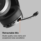 SteelSeries - Arctis Pro Wireless DTS Headphone:X v2.0 Surround Sound Gaming Headset for PS4 and PC - Black