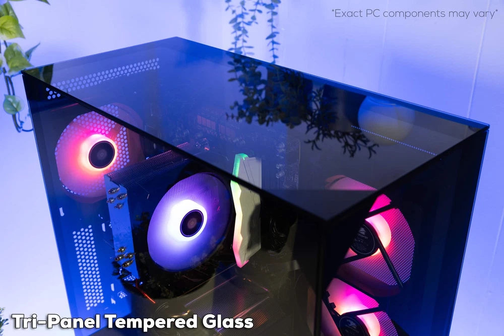iBUYPOWER - Element SE Gaming Desktop PC - AMD Ryzen 5 8400F, AMD Radeon RX 6600 8GB, 16GB DDR5 RGB,1TB NVMe - Black